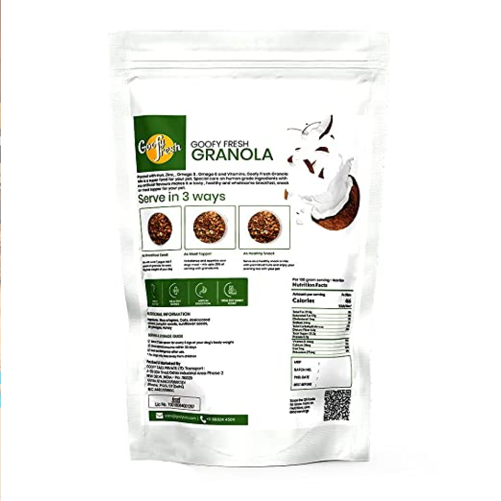 Goofy Tails Kittuƒ??s Granola Coconut Love Dog Treats