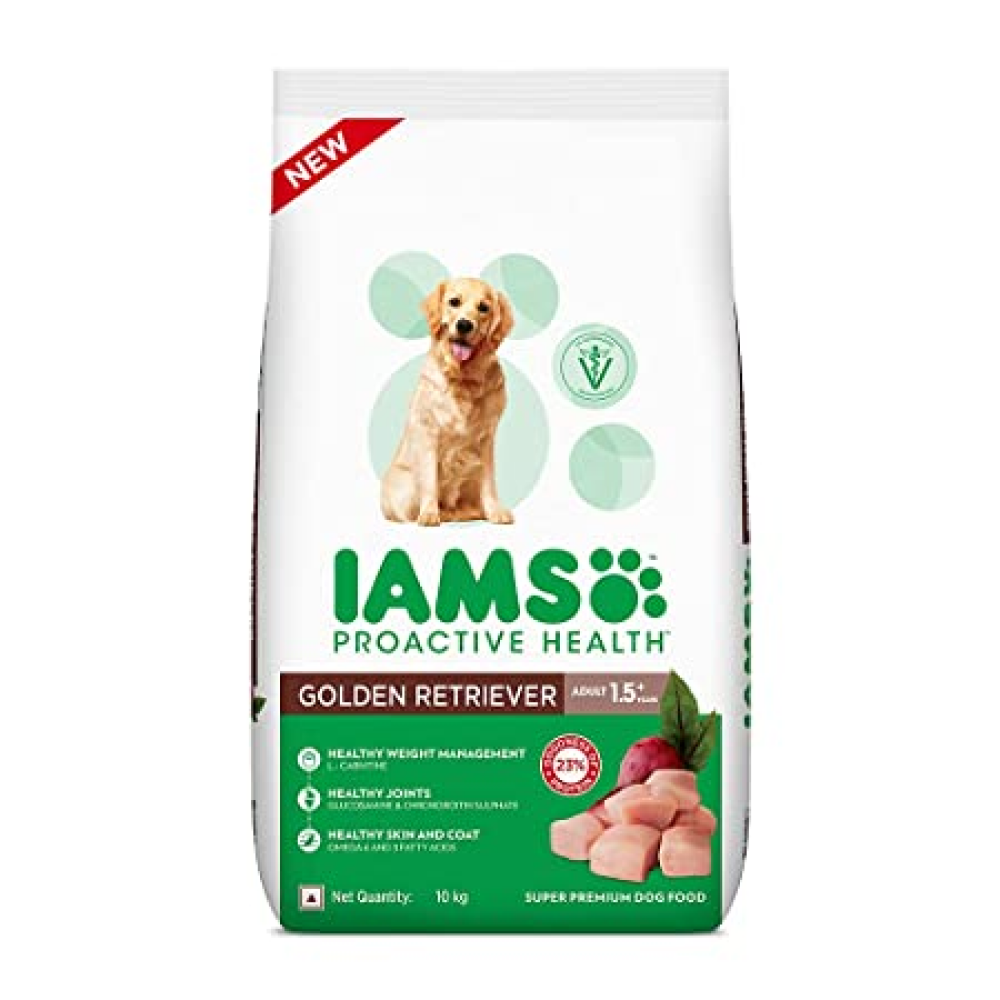 IAMS Proactive Health Adult Golden Retriever Premium Dry Dog Food with Container