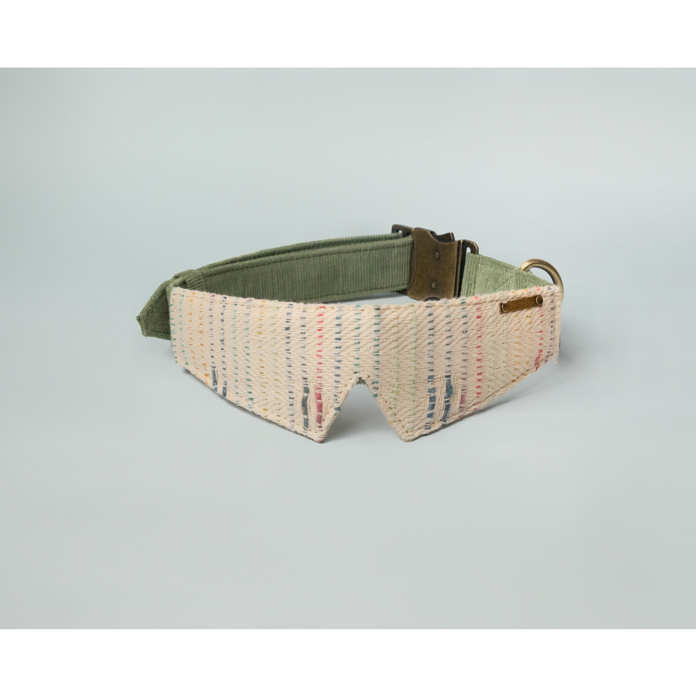 IndieGood Handloom Cotton Premium Woven Collar for Dogs