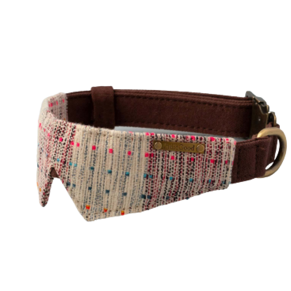 IndieGood Handloom Cotton Premium Coco Collar for Dogs