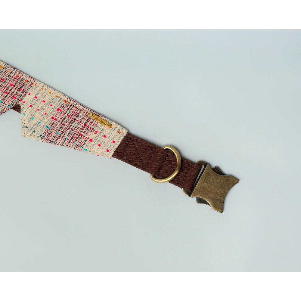 IndieGood Handloom Cotton Premium Coco Collar for Dogs