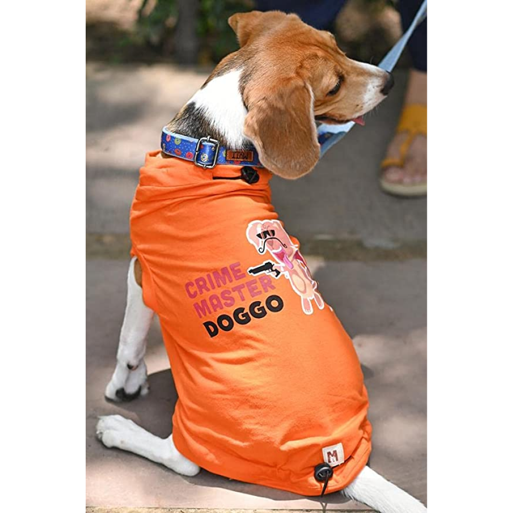 Mutt of Course Crime Master Doggo T-Shirt For Dogs