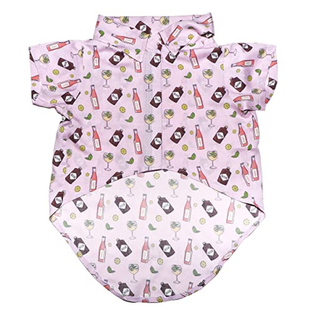 Mutt of Course Gin and Tonic Velcro Shirt For Dogs