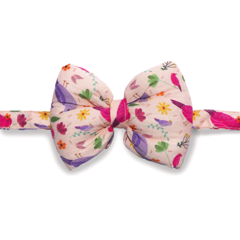 Mutt of Course Chirpy Chirps Bow Tie For Dogs