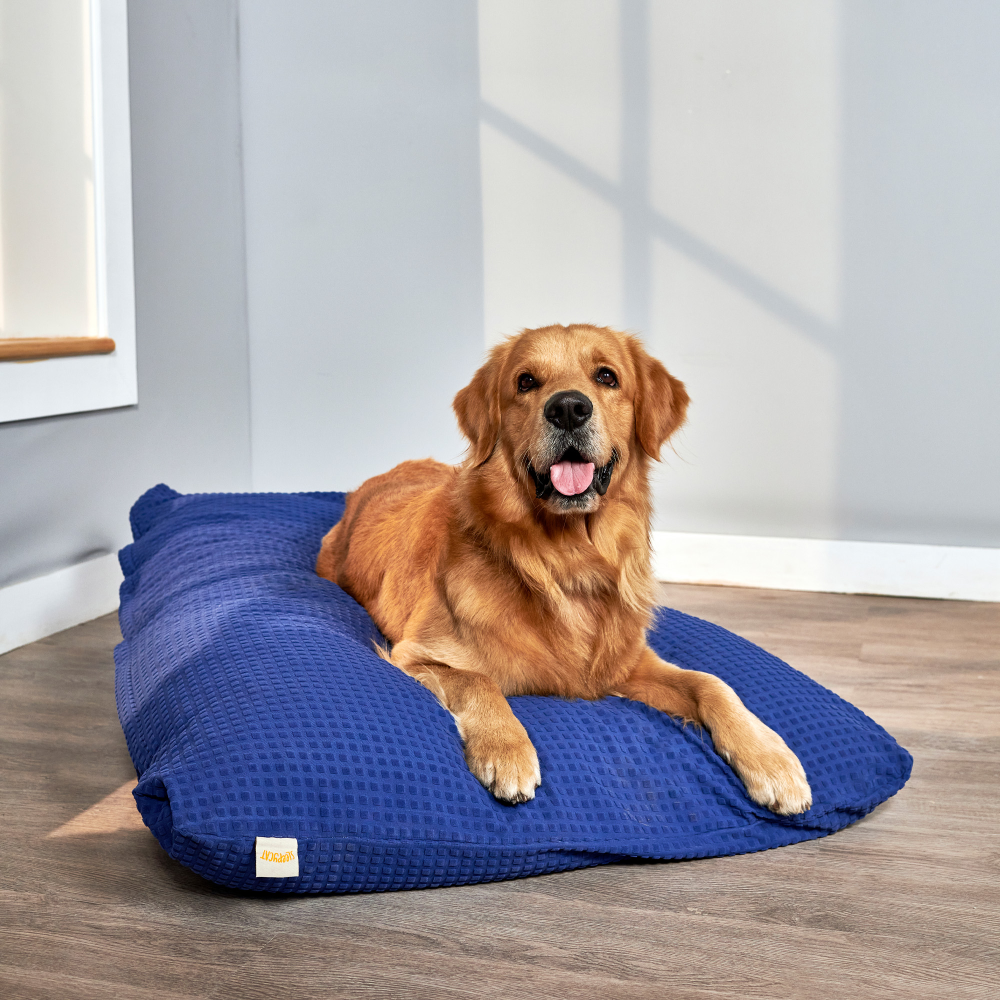 SleepyCat Original Splash Resistant Bed for Pets (Blue)