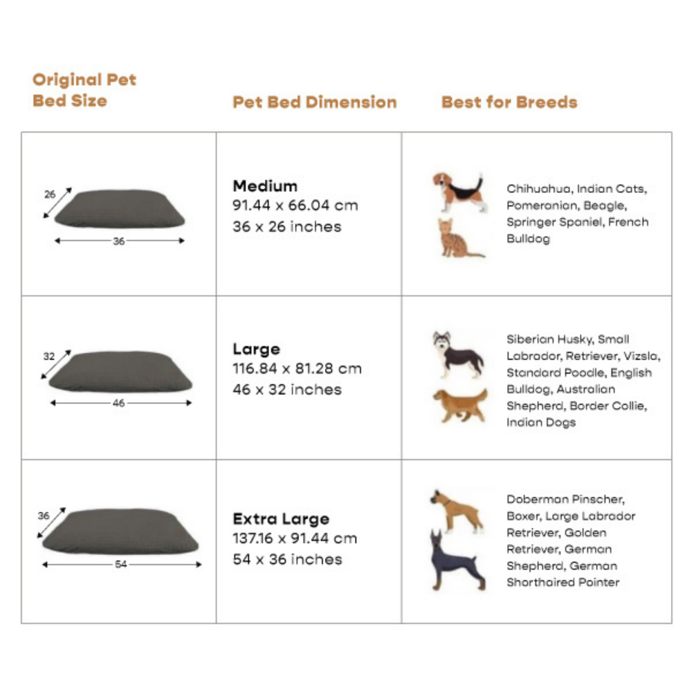 SleepyCat Original Splash Resistant Bed for Pets (Rust)(Made to order)