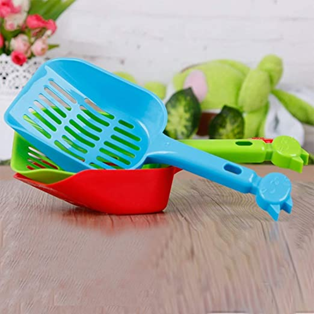 Petcrux Exclusive Multicolor Scoopable Cat Litter Scooper