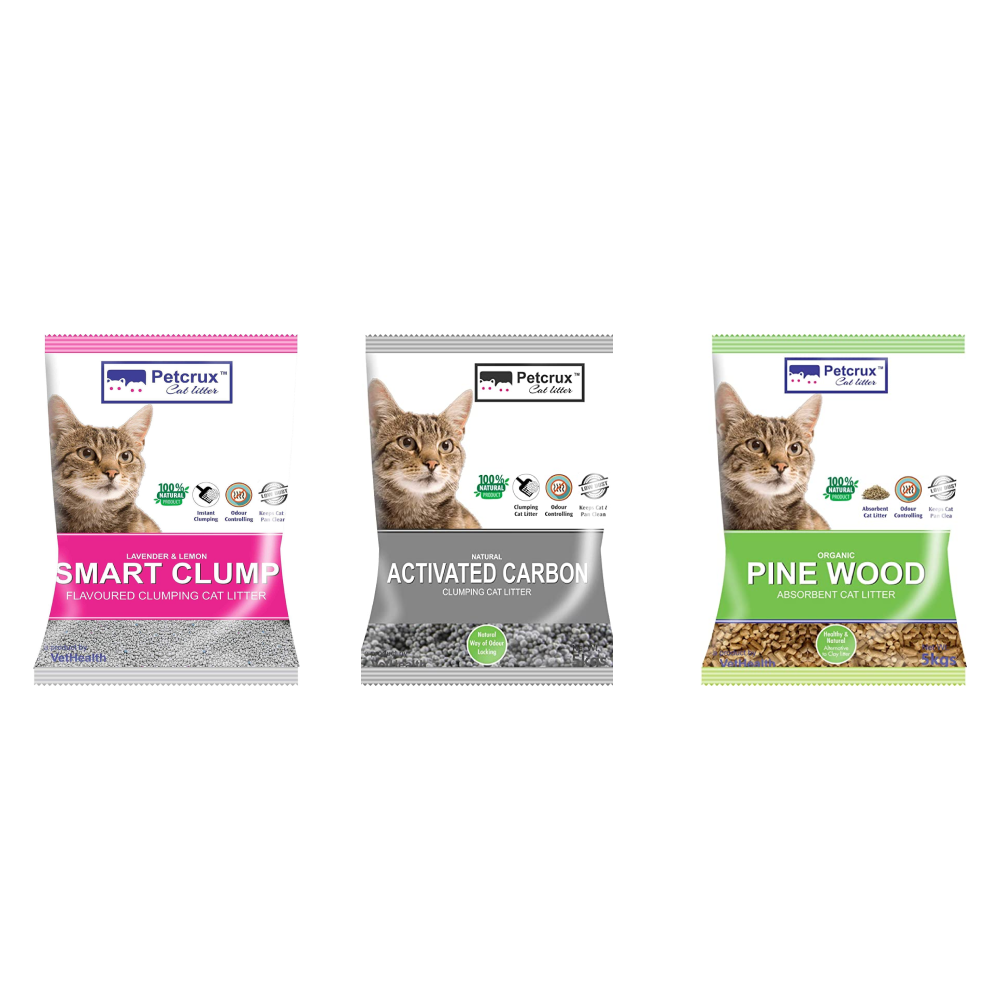 PetCrux Exclusive Scoopable Smart Cat Litter Mix Pack