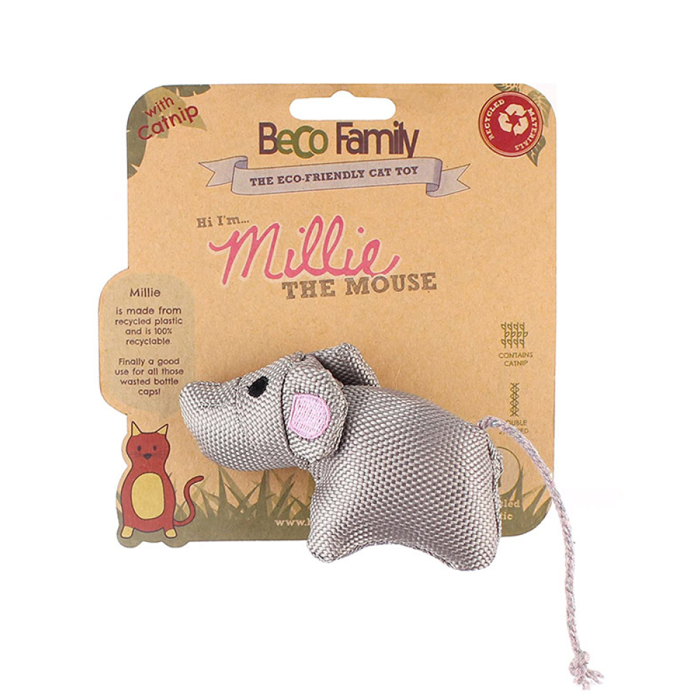 Beco Mouse Shaped Catnip Toy for Cats (Assorted)
