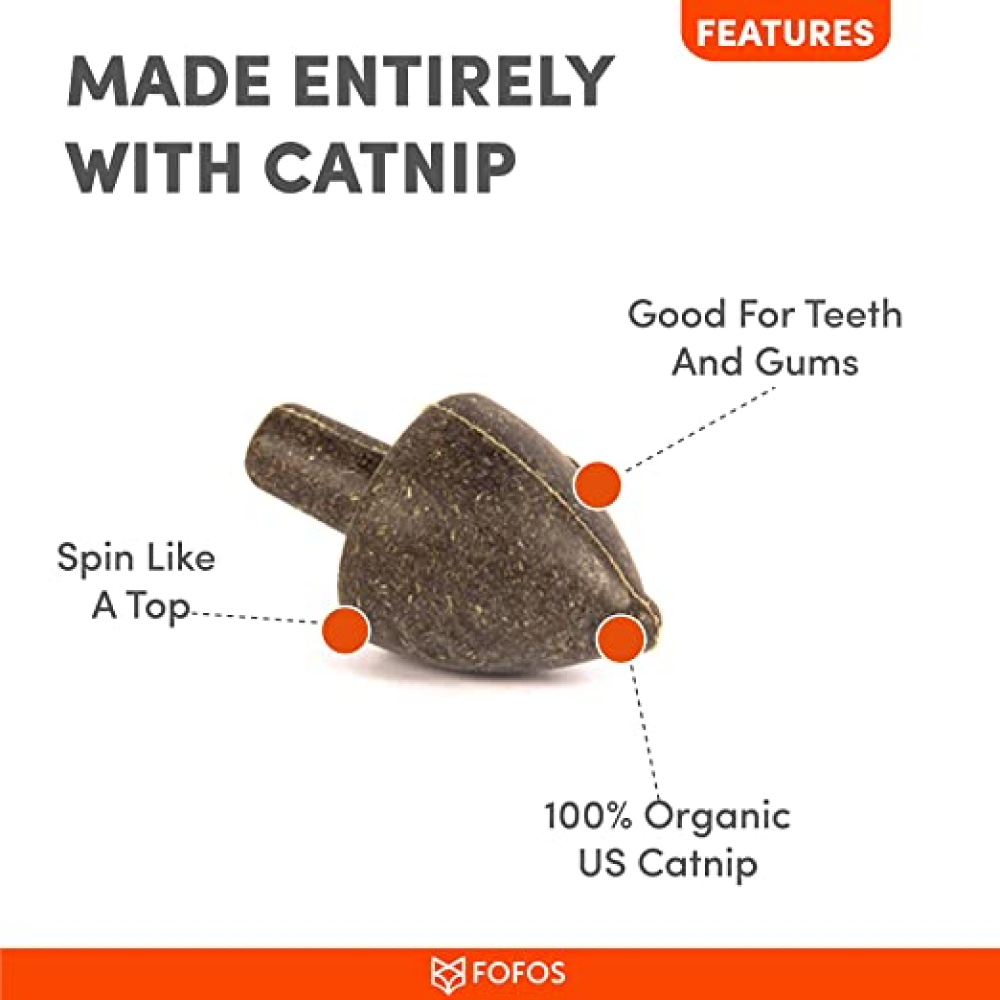 Fofos Super Catnip Spin Toy for Cats