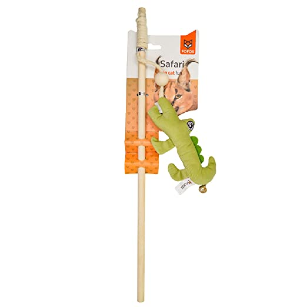 Fofos Wand Crocodile Toy for Cats