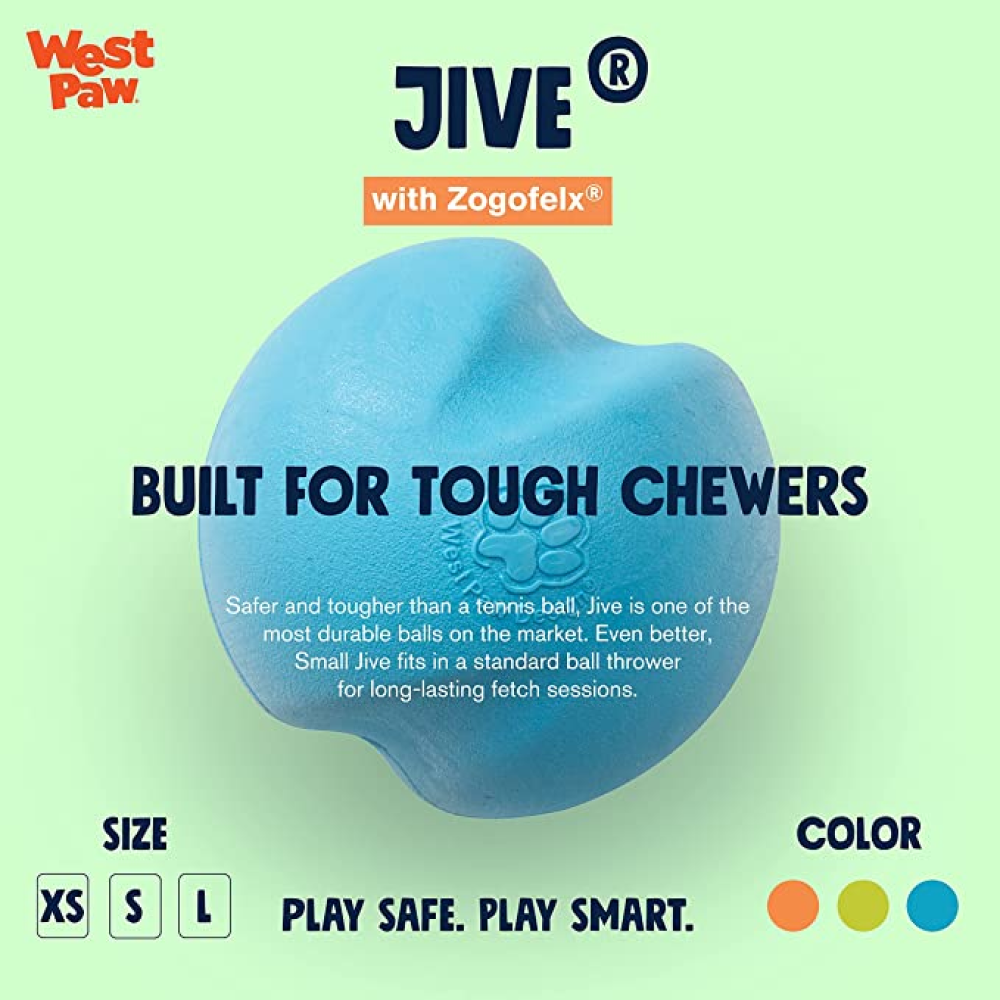 West Paw Design Jive for Dogs (Aqua)