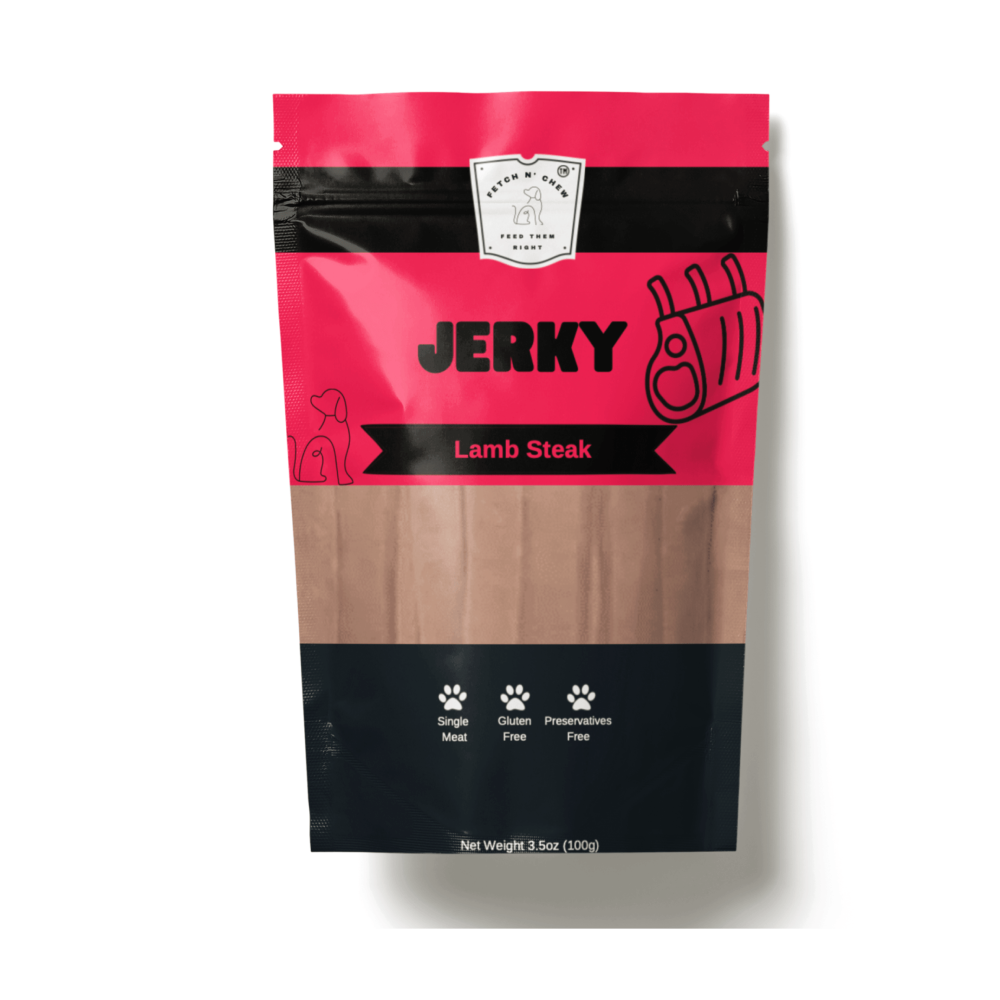 Fetch n Chew Lamb Steak Jerky Dog Treat