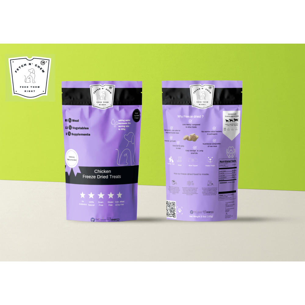 Fetch n Chew Chicken Freeze Dried Dog Treats