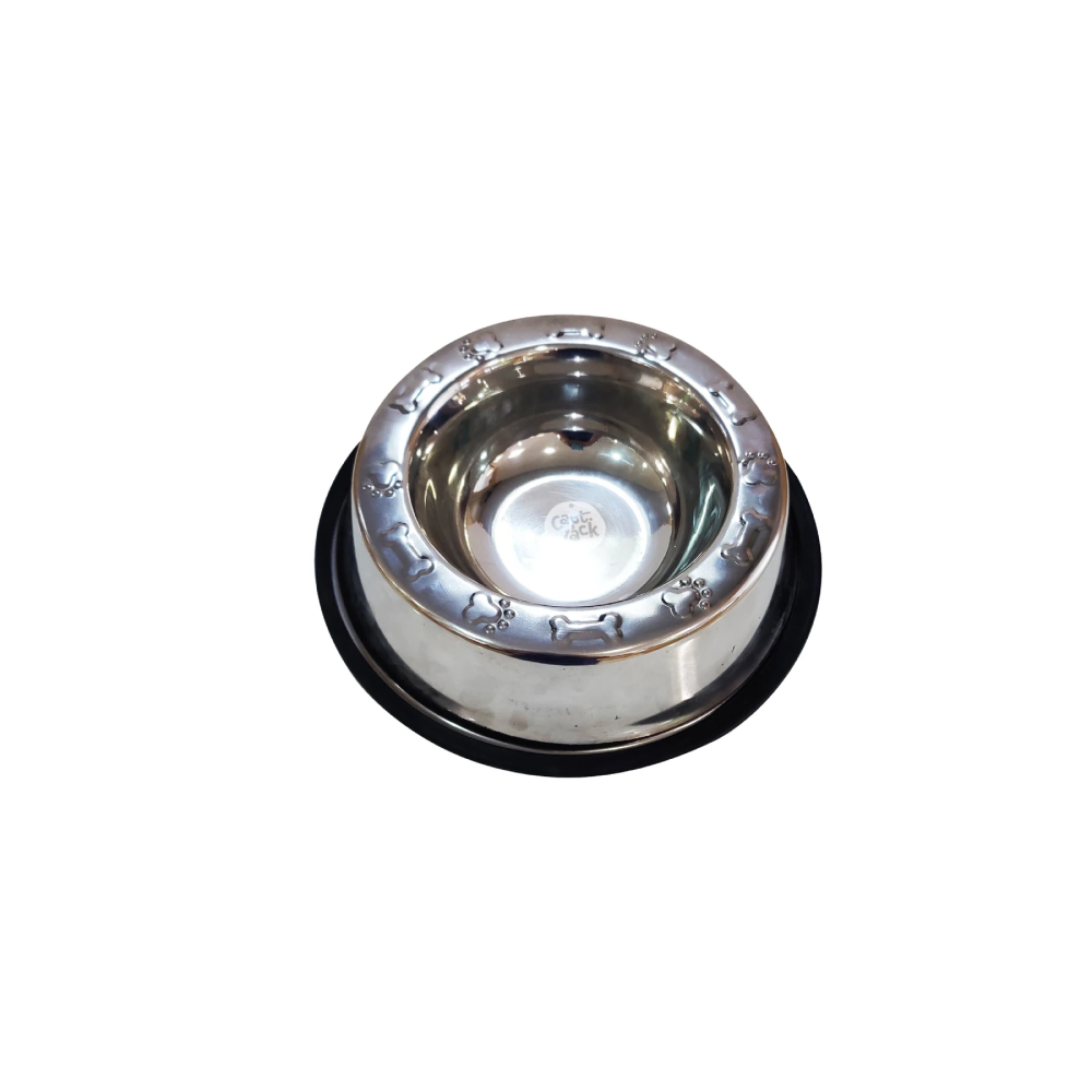 Captain Zack Bol-Baby-Bowl Non Tip Steel for Dogs