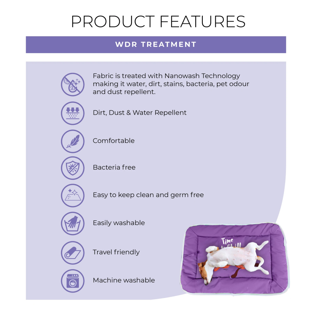 Captain Zack Lazy Matzzz for Dogs (Lavender)