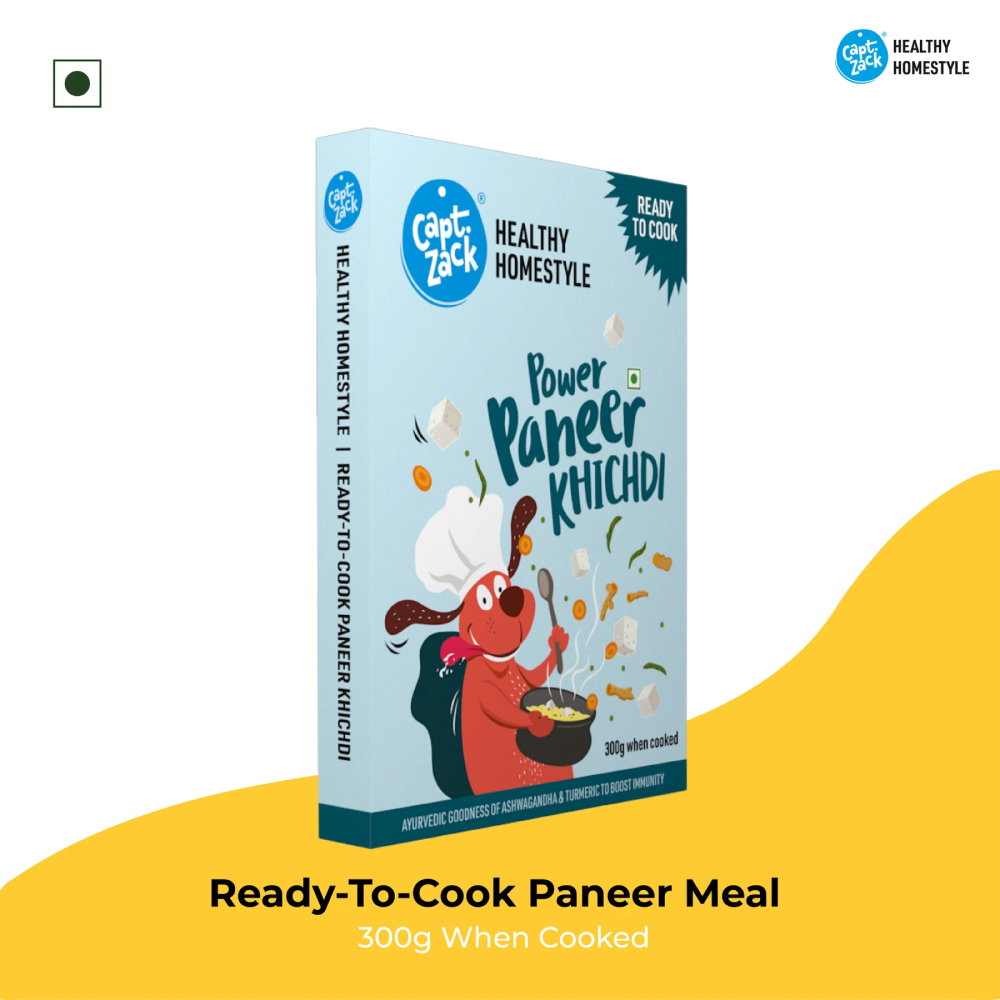 Captain Zack Healthy Homestyle Power Paneer Khichdi for Dogs