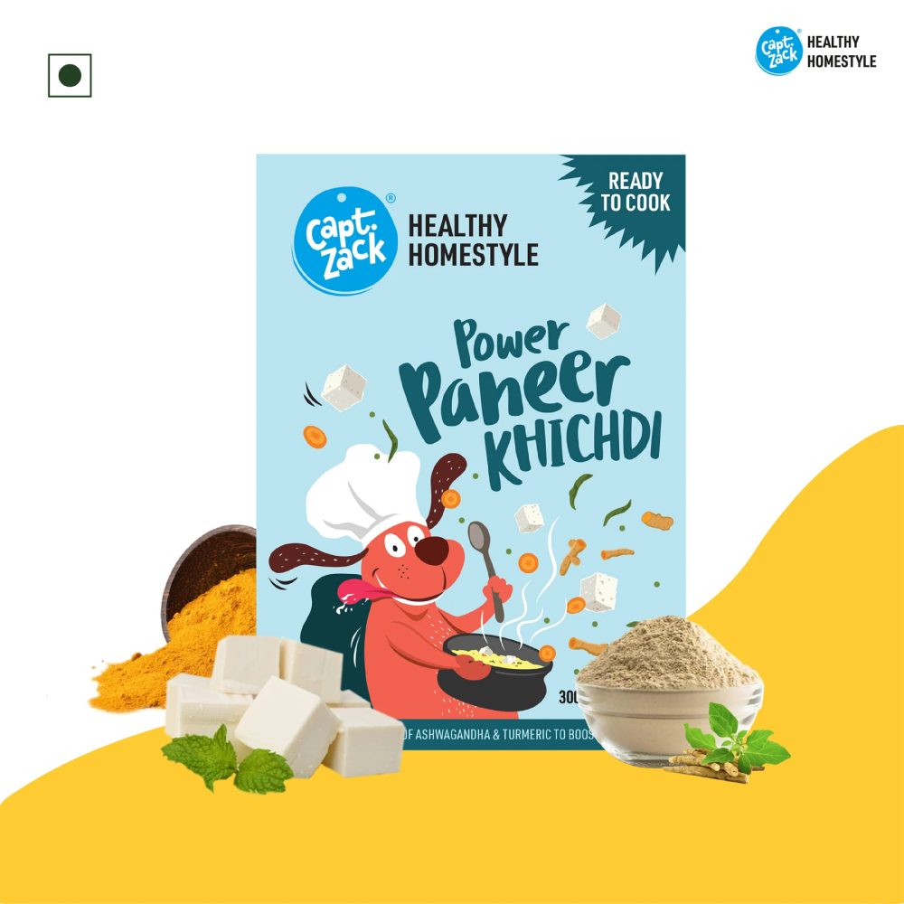 Captain Zack Healthy Homestyle Power Paneer Khichdi for Dogs