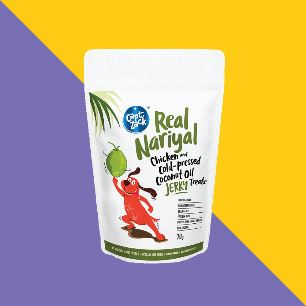 Captain Zack Real Nariyal Jerky Dog Treats