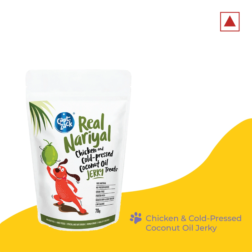Captain Zack Real Nariyal Jerky Dog Treats