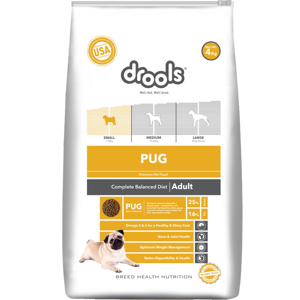 Drools Pug Adult Premium Dog Dry Food