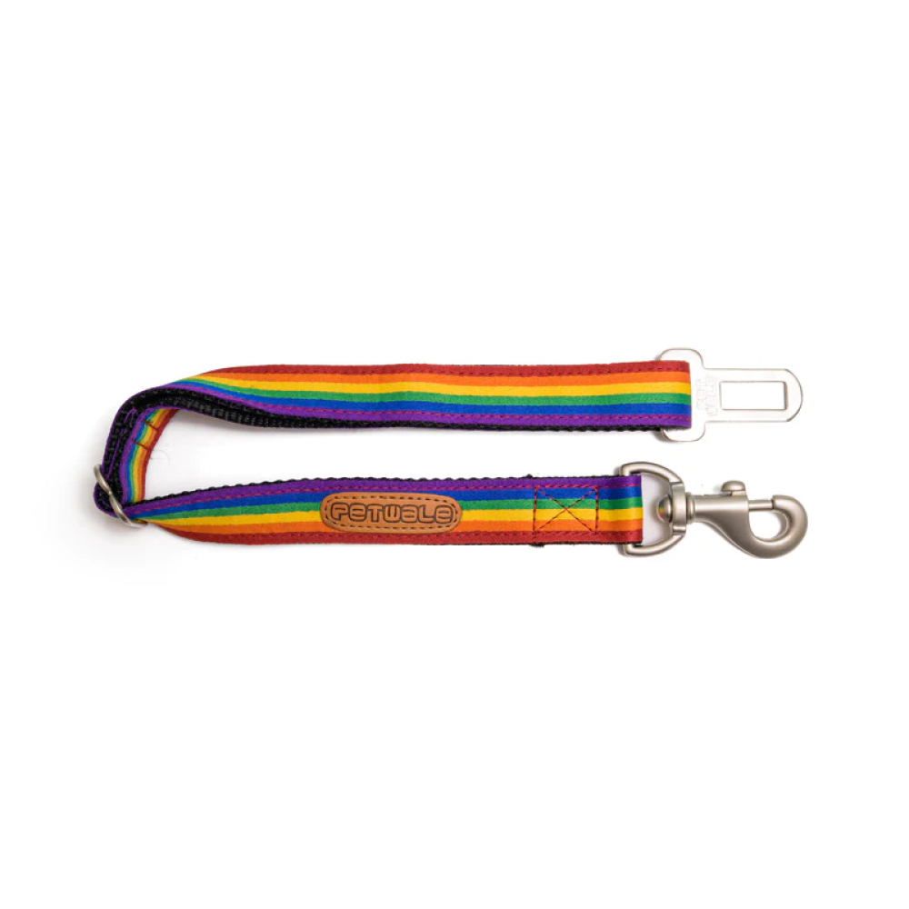 PetWale Car Seat Belt for Pets (Rainbow)