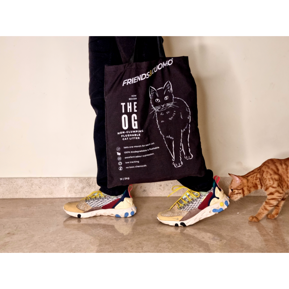 The OG Cat Litter 100% Biodegradable Flushable and Natural Litter for Cats