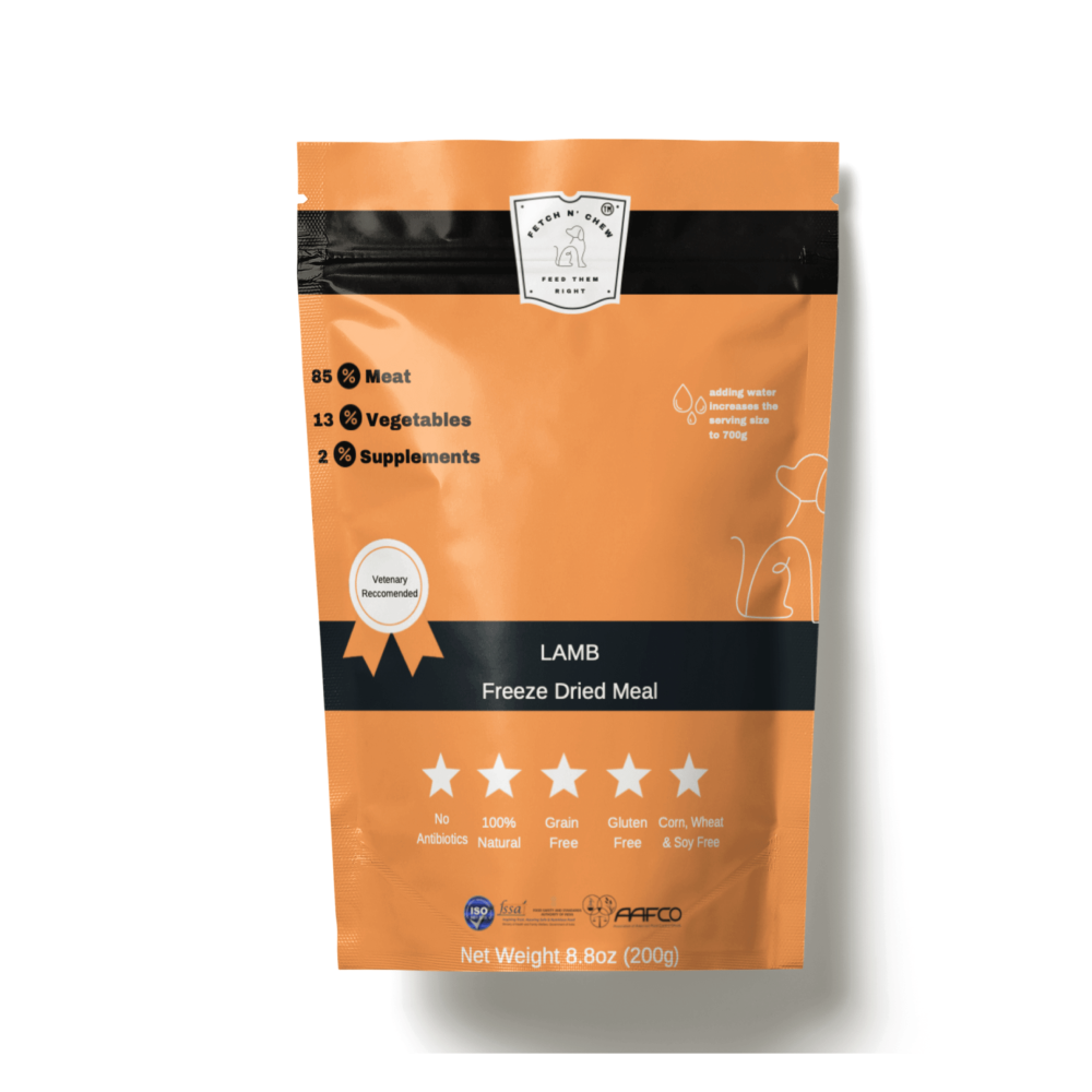 Fetch N Chews Lamb Meal & Peach Dry Bath Spray Combo for Dogs