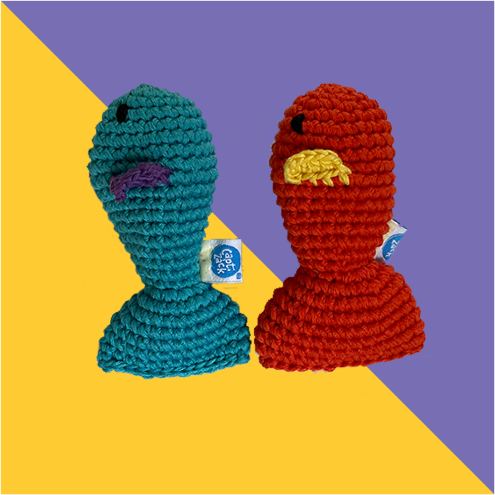 Captain Zack Crochet Fish Toy for Cats