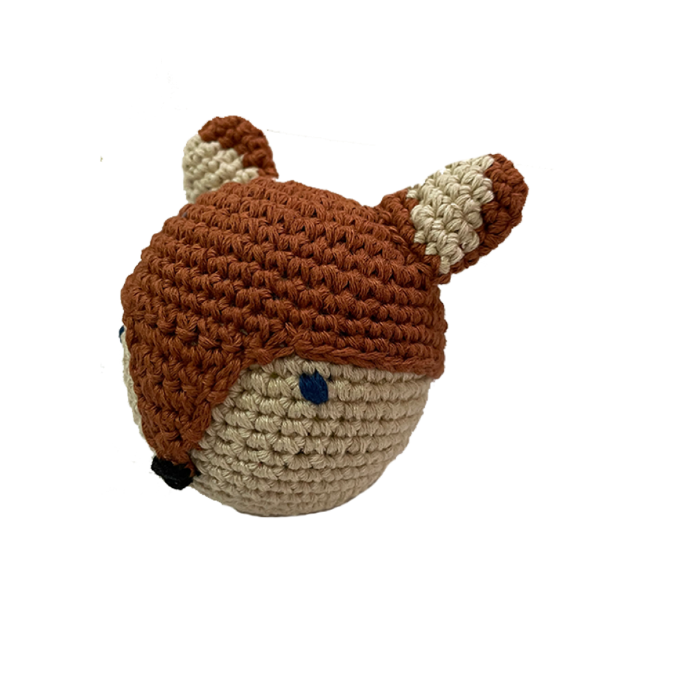Captain Zack Crochet Fox Toy for Dogs