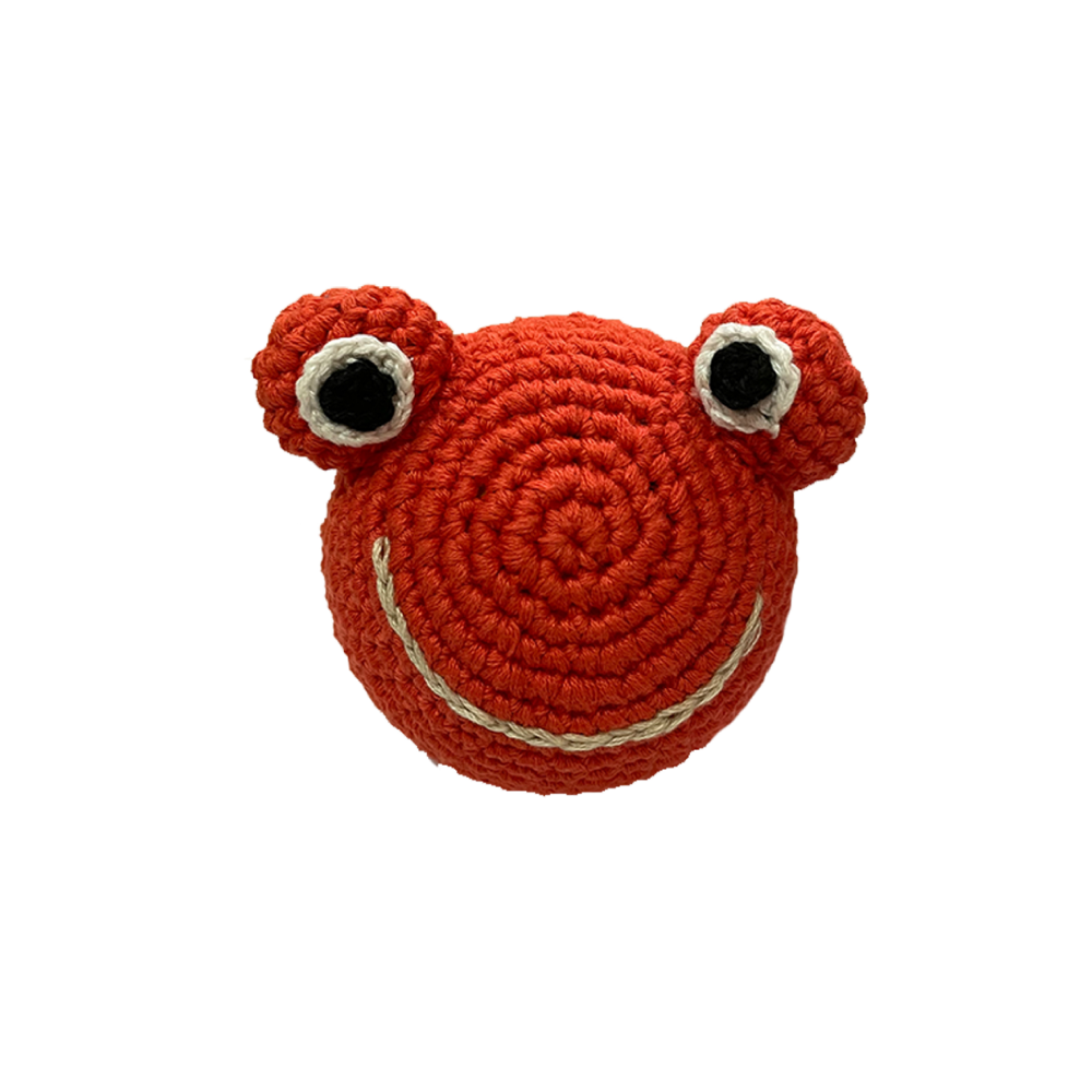 Captain Zack Crochet Frog Toy for Dogs