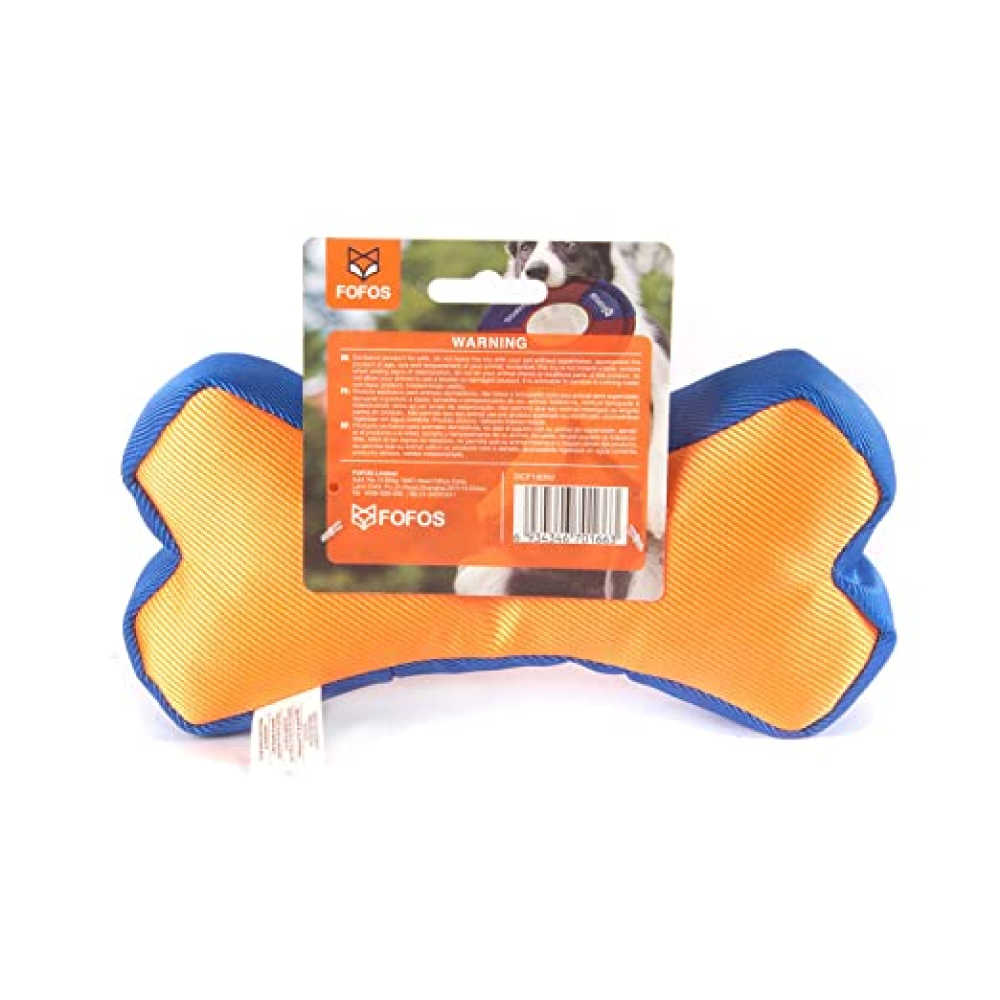 Fofos Born Wild Bone Toy for Dogs (Orange)