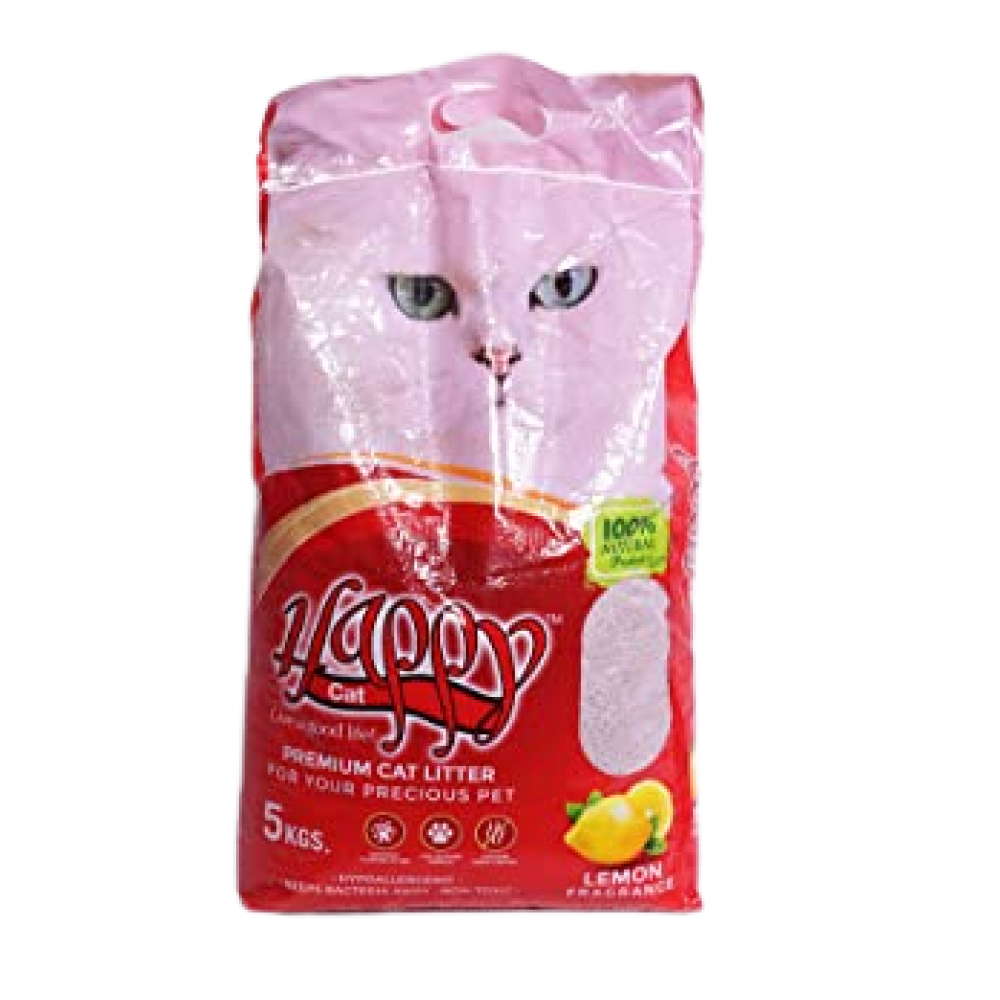 Happy Cat Litter Lemon Flavoured for Cats