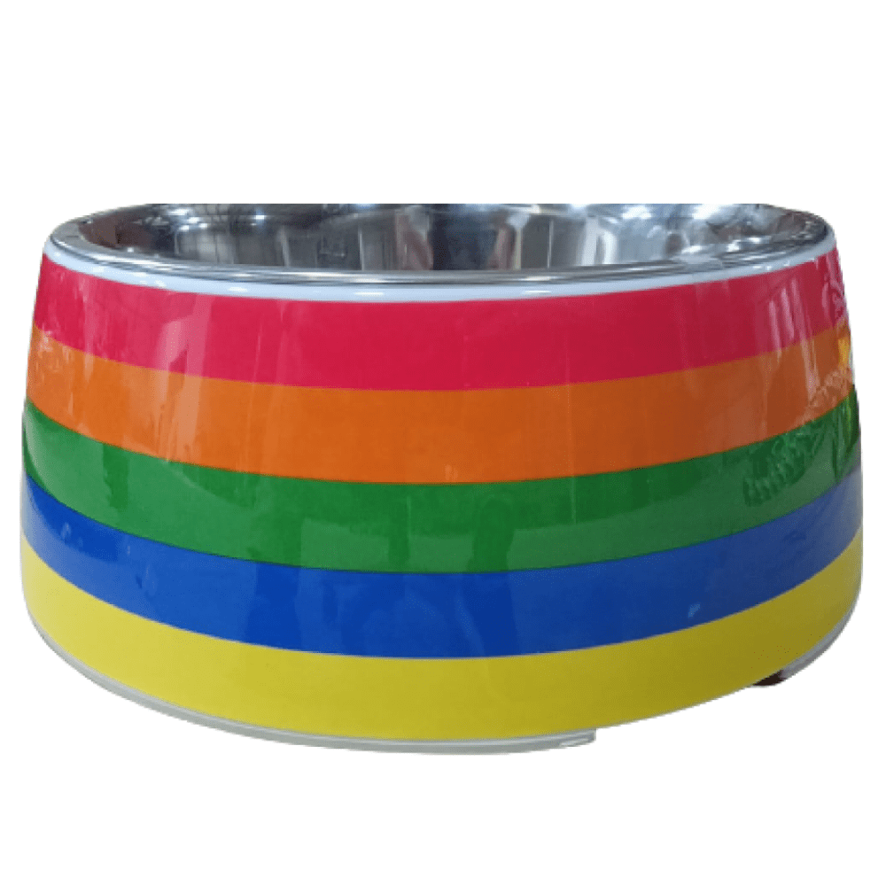 Basil Multi Colour Printed Melamine Bowl for Pets