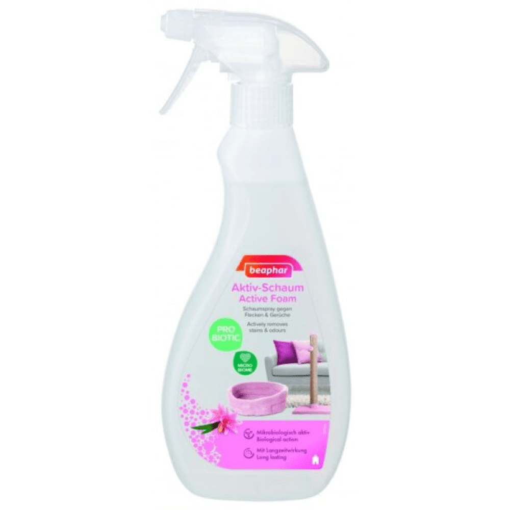 Beaphar Active Foam Probiotic Stain & Odor Remover for Pets