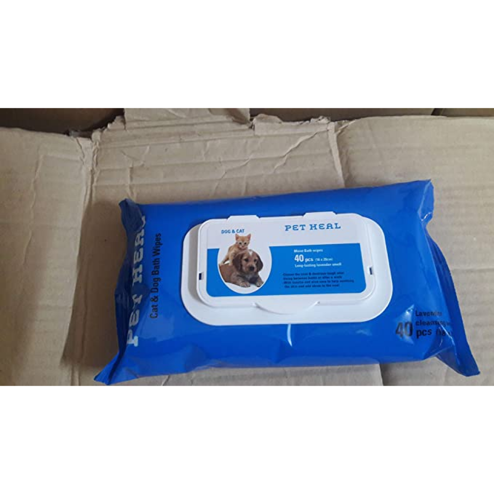 Glenands Petheal Bath Wipes for Pets