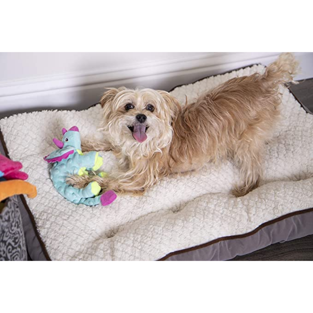 Go Dog Dinos Plush Toy for Dog (Teal)