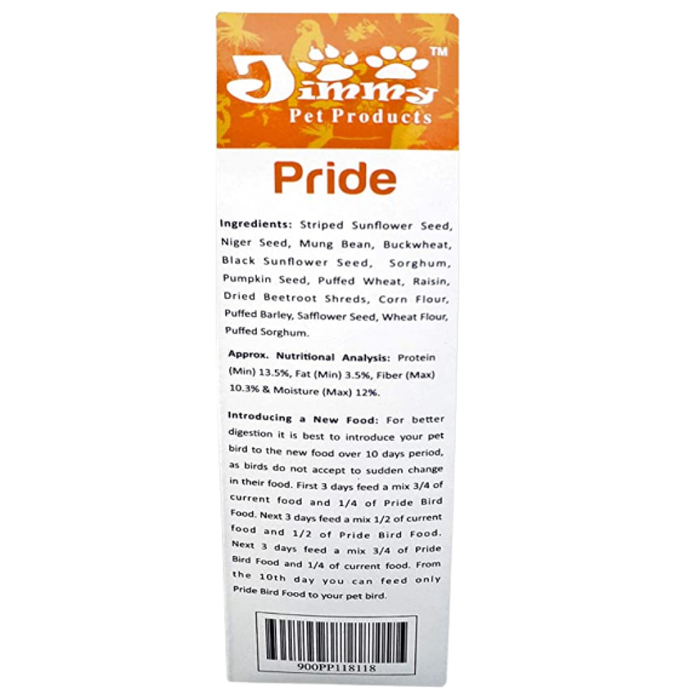 JiMMy Pride Parrot Food