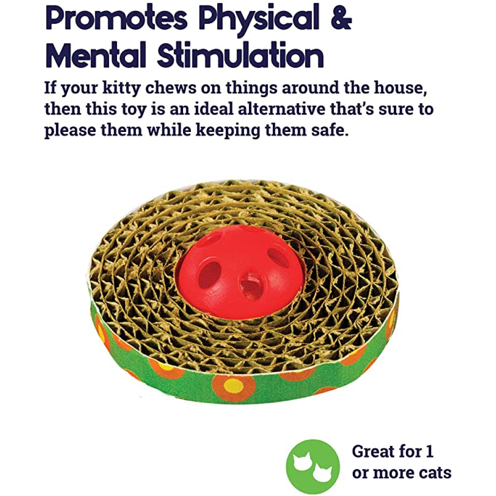 Outward Hound Spin & Scratch Cat Toy