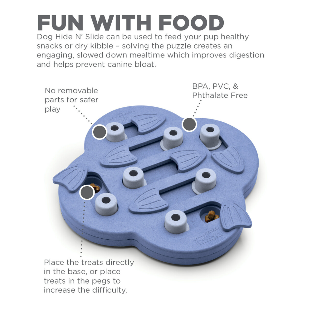 Outward Hound Nina Ottosson Hide N Slide Dog Puzzle (Level-2 Intermediate)(Assorted)