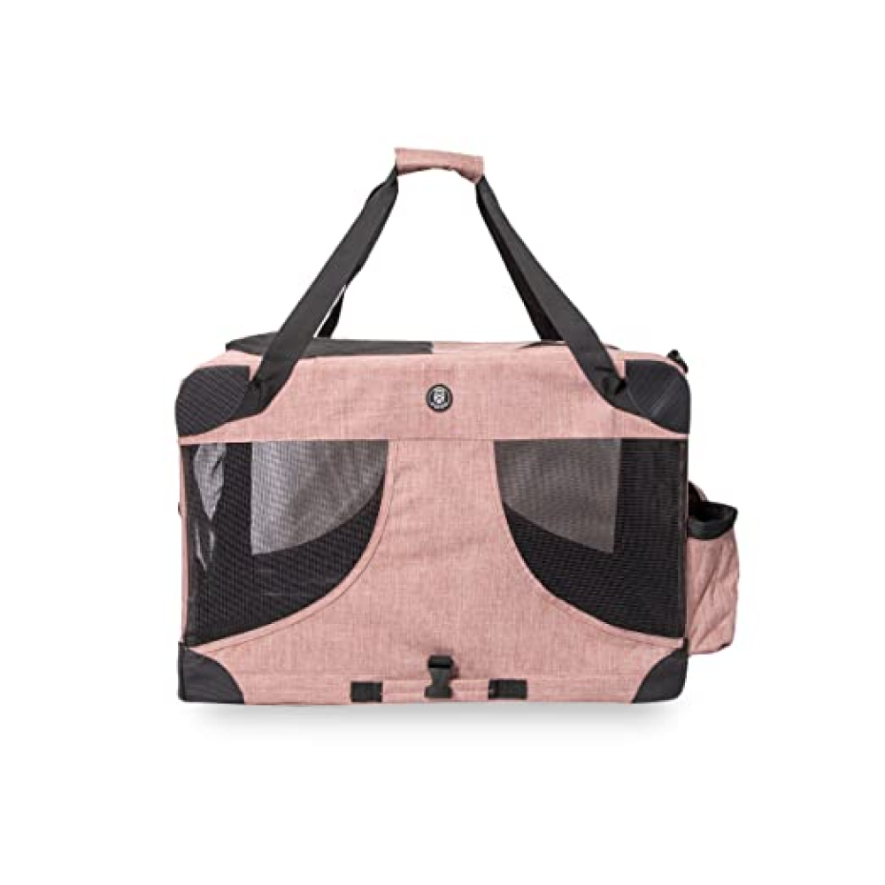 Fofos Comfort Premium Outdoor Carrier for Pets (Light Pink)