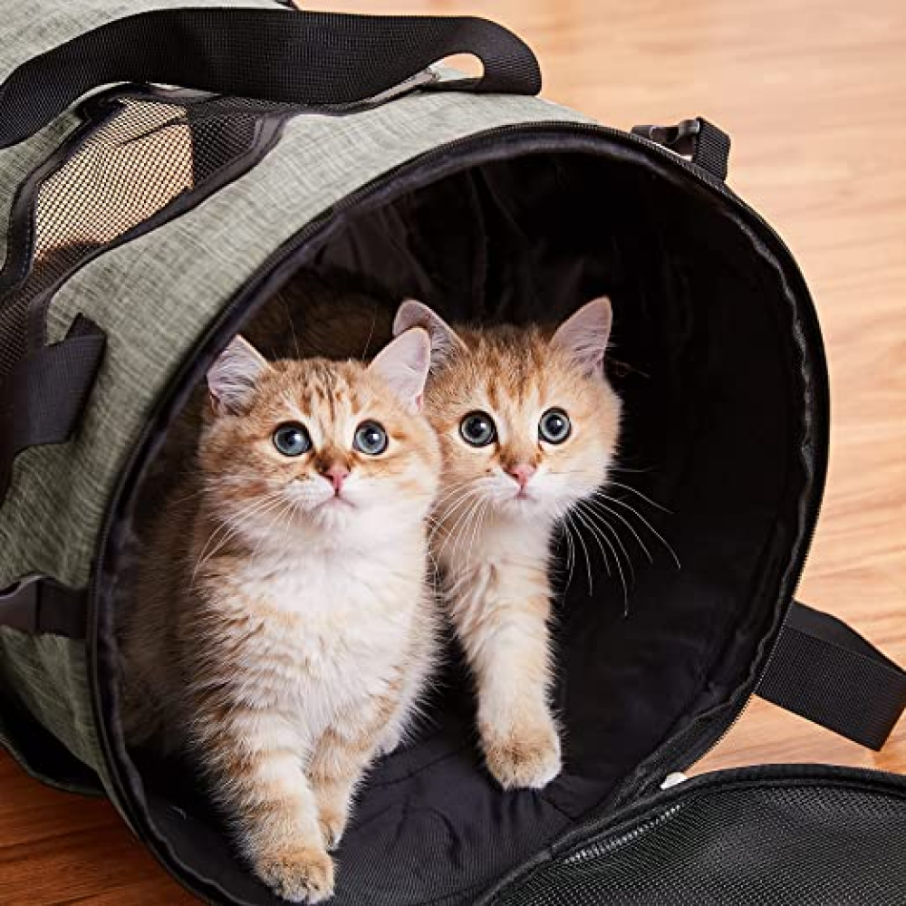 Fofos Comfort 2 in 1 Tunnel & Carrier for Pets (Grey)