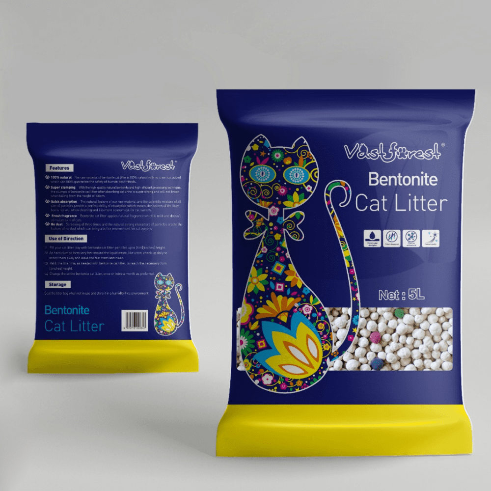 Vast Forest Bentonite Litter for Cats (Lemon Scented)