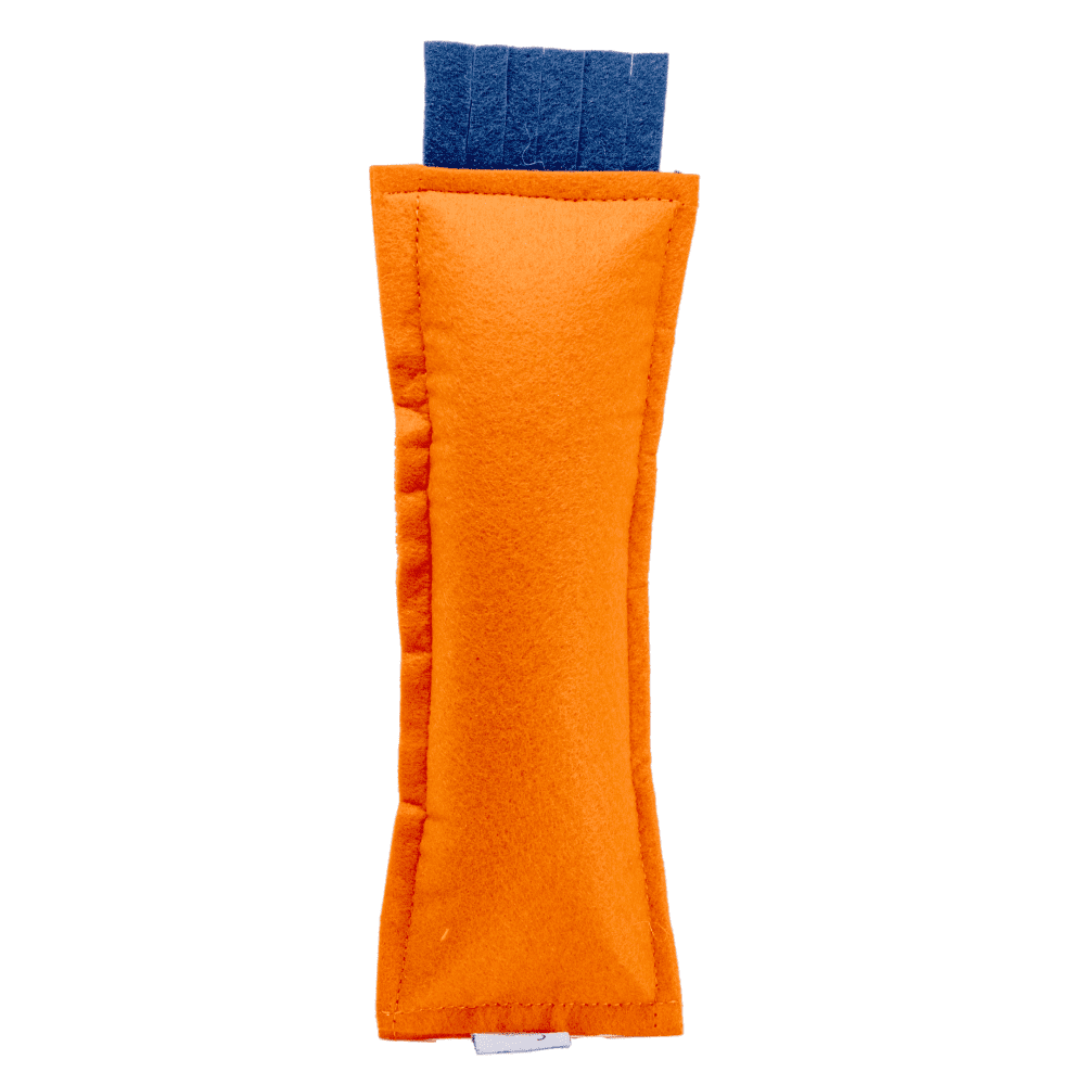 Hriku Catnip Bunny Kicker Toy for Cats (Orange)