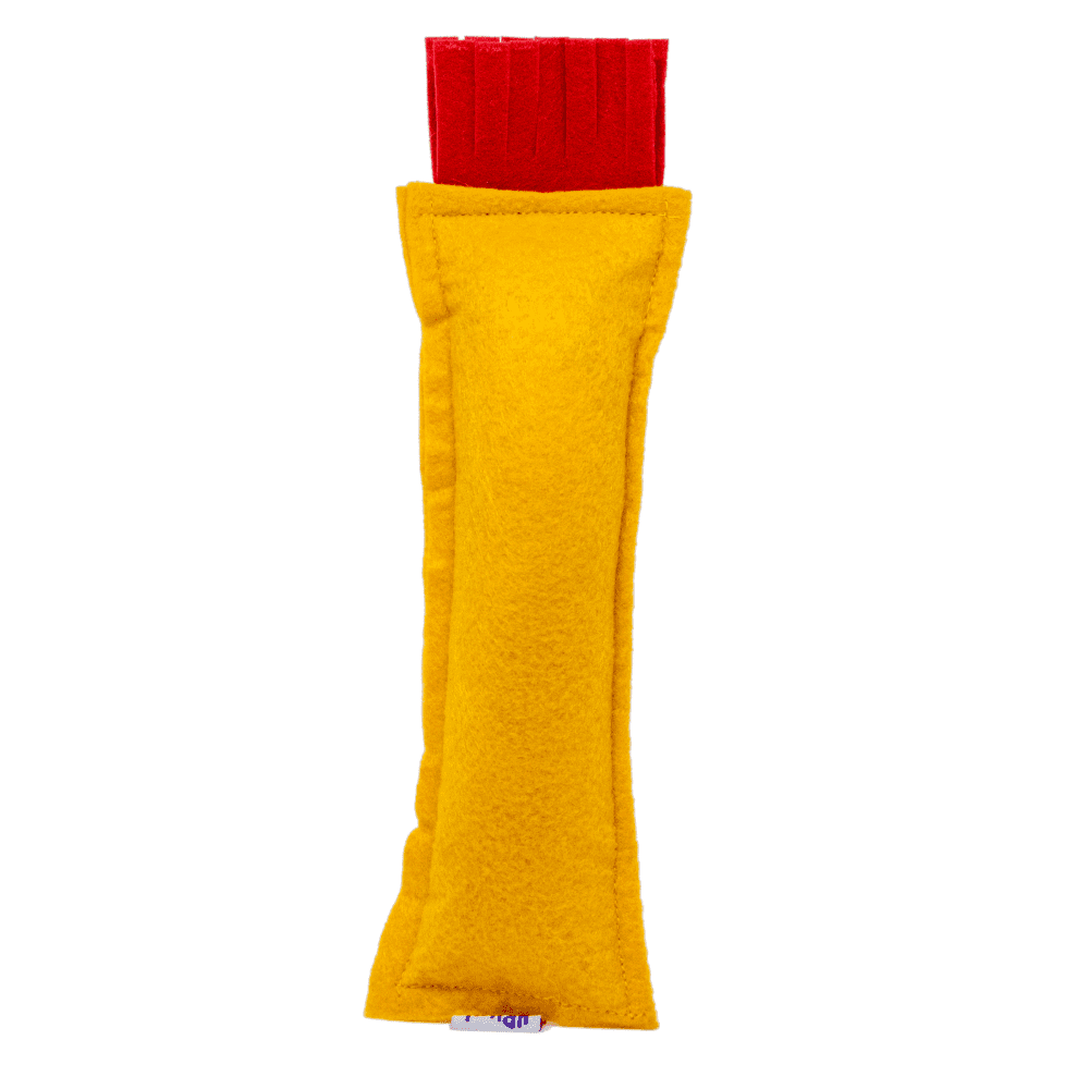 Hriku Catnip Bunny Kicker Toy for Cats (Yellow)