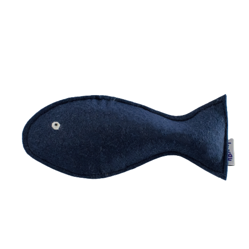 Hriku Neelmatsya (Blue Fish) Catnip Toy for Cats (Buy 1 Get 1 Free)