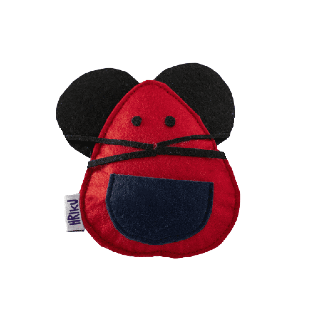 Hriku Mooshak (Mouse) Catnip Toy for Cats (Buy 1 Get 1 Free)