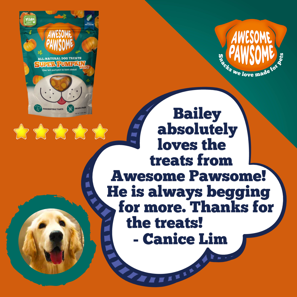 Awesome Pawsome Super Pumpkin All-Natural Grain-Free Treats
