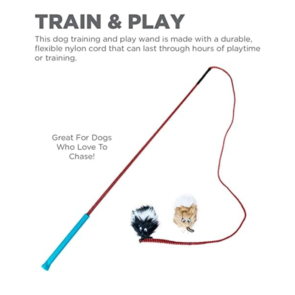 Outdoor Hound Tail Teaser with Refill Interactive Dog Toy