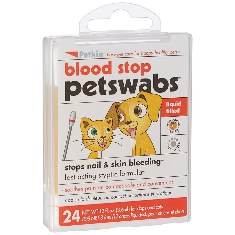 Petkin Blood Stop Pet Swabs for Pets
